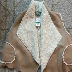 VERY COOL C+C California Sherpa Vest!